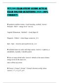 MTL200 EXAM STUDY GUIDE ACTUAL EXAM SOLVED QUESTIONS 2026 100&percnt; CORRECT&period;