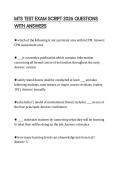 MTS TEST EXAM SCRIPT 2026 QUESTIONS WITH ANSWERS