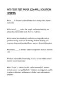 MTS TEST TEST PAPER 2026 FULL SOLUTION VERIFIED