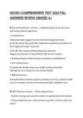 N3CN3 COMPREHENSIVE TEST 2026 FULL ANSWERS REVIEW GRADED A&plus;