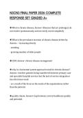 N3CN3 FINAL PAPER 2026 COMPLETE RESPONSE SET GRADED A&plus;