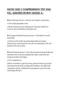 N3CN3 QUIZ 2 COMPREHENSIVE TEST 2026 FULL ANSWERS REVIEW GRADED A&plus;