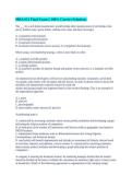 MBA 651 Final Exam &vert;&vert; 100&percnt; Correct Solutions&period;