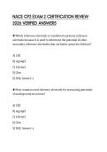 NACE CP2 EXAM 2 CERTIFICATION REVIEW 2026 VERIFIED ANSWERS