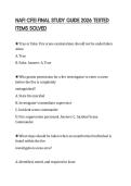 NAFI CFEI FINAL STUDY GUIDE 2026 TESTED ITEMS SOLVED