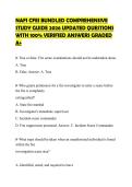 NAFI CFEI BUNDLED COMPREHENSIVE STUDY GUIDE 2026 UPDATED QUESTIONS WITH 100&percnt; VERIFIED ANSWERS GRADED A&plus;