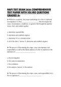NAFI TEST EXAM 2026 COMPREHENSIVE TEST PAPER WITH SOLVED QUESTIONS GRADED A&plus;