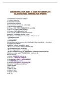 SSR CERTIFICATION &lpar;PART 2&rpar; EXAM WITH COMPLETE SOLUTIONS 100&percnt; VERIFIED 2026 UPDATE&excl;&excl;