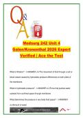 MedSurg 242 Unit 4 with 100&plus; Q&A &ndash; Fluid&comma; Electrolyte & Acid-Base Balance &lpar;NSG242&rpar; &ndash; Hyponatremia&comma; ABGs&comma; Potassium&comma; Compensation
