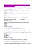 BIO 256 UPDATED EXAM TEST PAPER QUESTIONS AND SOLUTIONS RATED 