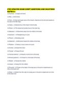 CTRI UPDATED EXAM SCRIPT QUESTIONS AND SOLUTIONS RATED