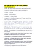 CTRI UPDATED PRACTICE TEST QUESTIONS AND SOLUTIONS RATED