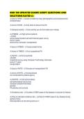 KNH 188 UPDATED EXAMS SCRIPT QUESTIONS AND SOLUTIONS RATED