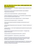 KNH 188 UPDATED ACTUAL FINAL PAPER QUESTIONS AND SOLUTIONS RATED