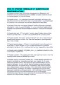MHA 705 UPDATED CORE EXAM SET QUESTIONS AND SOLUTIONS RATED