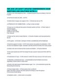 FIRE AND LIFE SAFETY UPDATED COMPREHENSIVE EXAM QUESTIONS AND SOLUTIONS RATED