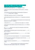 FIRE LIFE SAFETY UPDATED EXAM STUDY GUIDE QUESTIONS AND SOLUTIONS RATED 