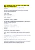 BICSI INSTALLER 2 UPDATED EXAM SCRIPT QUESTIONS AND SOLUTIONS RATED 
