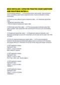 BICSI INSTALLER 2 UPDATED PRACTICE EXAM QUESTIONS AND SOLUTIONS RATED