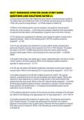 NCCT INSURANCE UPDATED EXAM STUDY GUIDE QUESTIONS AND SOLUTIONS RATED