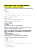 SSI OPEN WATER LATEST 2026 CORE EXAM MANUAL QUESTIONS AND ANSWERS MARKED
