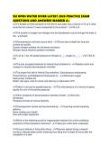 SSI OPEN WATER DIVER LATEST 2026 PRACTICE EXAM QUESTIONS AND ANSWERS MARKED