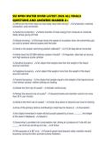 SSI OPEN WATER DIVER LATEST 2026 ALL FINALS QUESTIONS AND ANSWERS MARKED 