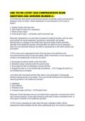 HESI 799 RN LATEST 2026 COMPREHENSIVE EXAM QUESTIONS AND ANSWERS MARKED