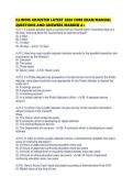 ILLINOIS ADJUSTER LATEST 2026 CORE EXAM MANUAL QUESTIONS AND ANSWERS MARKED