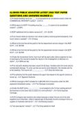 ILLINOIS PUBLIC ADJUSTER LATEST 2026 TEST PAPER QUESTIONS AND ANSWERS MARKED 