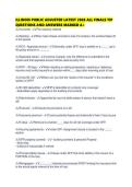 ILLINOIS PUBLIC ADJUSTER LATEST 2026 ALL FINALS TIP QUESTIONS AND ANSWERS MARKED