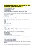 ARKANSAS ADJUSTER LATEST 2026 EVALUATION EXAM QUESTIONS AND ANSWERS MARKED