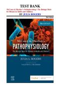McCance & Huether&rsquo;s Pathophysiology Test Bank 9th Edition &vert; Biologic Basis for Disease