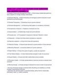 SCHM 2301 LATEST 2026 REVISION EXAM QUESTIONS AND ANSWERS MARKED 