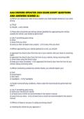 AAA DRIVERS UPDATED 2026 EXAM SCRIPT QUESTIONS AND ANSWERS SCORED
