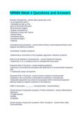 NR606 Week 4 Questions and Answers