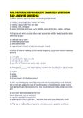 AAA DRIVERS COMPREHENSIVE EXAM 2026 QUESTIONS AND ANSWERS SCORED