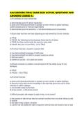 AAA DRIVERS FINAL EXAM 2026 ACTUAL QUESTIONS AND ANSWERS SCORED