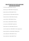 NHA CPT PRACTICE TEST STUDY GUIDE EXAM QUESTIONS AND ANSWERS