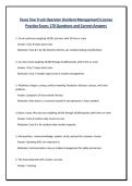 Texas Tow Truck Operator &lpar;Incident Management&rpar; License Practice Exam&colon; 170 Questions and Correct Answers