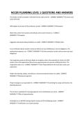 NCCER PLUMBING LEVEL 1 QUESTIONS AND ANSWERS