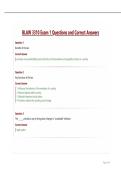 BLAW 3310 Exam 1 Questions and Correct Answers