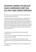 SALESFORCE CERTIFIED CPQ SPECIALIST EXAMS COMPREHENSIVE SCRIPT 2026 FULL STUDY GUIDE COMPLETE RESPONSES