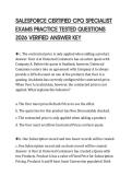 SALESFORCE CERTIFIED CPQ SPECIALIST EXAMS PRACTICE TESTED QUESTIONS 2026 VERIFIED ANSWER KEY