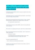 Fire Officer 1 VLC COMPLETE EXAM LATEST VERSION 2026-2027 QUESTIONS AND 100- Verified ANSWERS&period;pdf
