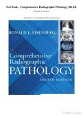 Test Bank - Comprehensive Radiographic Pathology&comma; 8th Edition&period; By Ronald L&period; Eisenberg&period; &lpar;All Chapters 1-12&comma; Latest Edition&comma; 100&percnt; Verified Answers&rpar;
