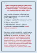 NP role final Exam &vert;&vert;Verified Exam&excl;&excl;&excl;&vert;&vert; Most Recent  Exam Actual Complete Real Exam Questions &  Correct Answers &lpar;Verified Answers&rpar; Already Graded  A&plus; &vert; Guaranteed Success&excl;&excl; Newest Exam&excl;&excl;&excl;