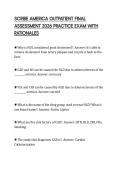 SCRIBE AMERICA OUTPATIENT FINAL ASSESSMENT 2026 PRACTICE EXAM WITH RATIONALES