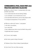 SCRIBEAMERICA FINAL EXAM PREP 2026 PRACTICE QUESTIONS VALIDATED