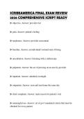 SCRIBEAMERICA FINAL EXAM REVIEW 2026 COMPREHENSIVE SCRIPT READY